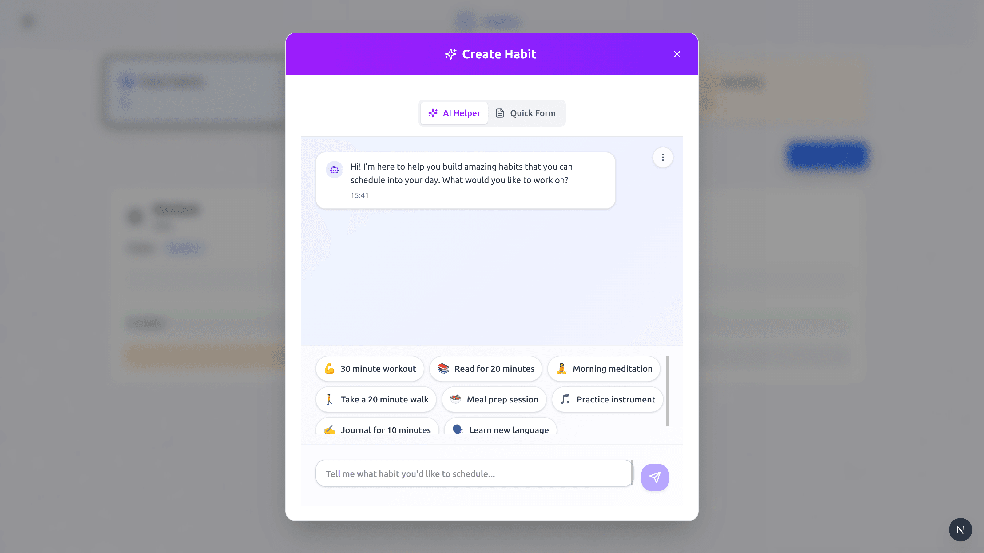 Smart Habit Building desktop preview